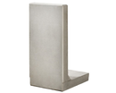 PIERRE  L  BETON GRIS LISSE N  236 LG * 49 cm * Haut. 130cm